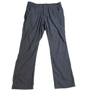 Eddie Bauer Mens Pants Size 34x30 Nylon Blend Gray Lightweight Stretch Casual We